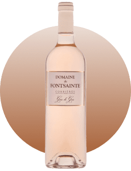 Bouteille de vin rosé Gris de Gris